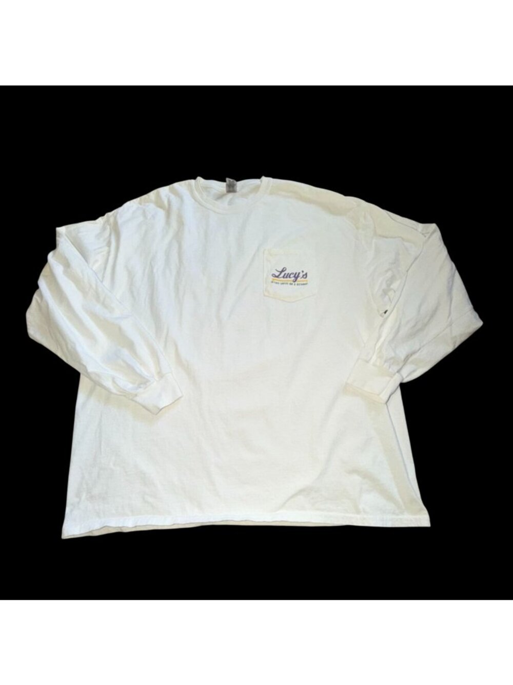 Lucy's New Orleans Mardi Gras 2022 Adult Long Sleeve T-Shirt-White-2XL-GUC